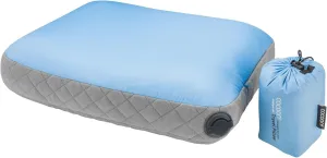 COCOON- Premium - Ultralight AirCore Pillow - Inflatable Camping and Travel Pillow - Regular 11" x 15" (Light Blue)