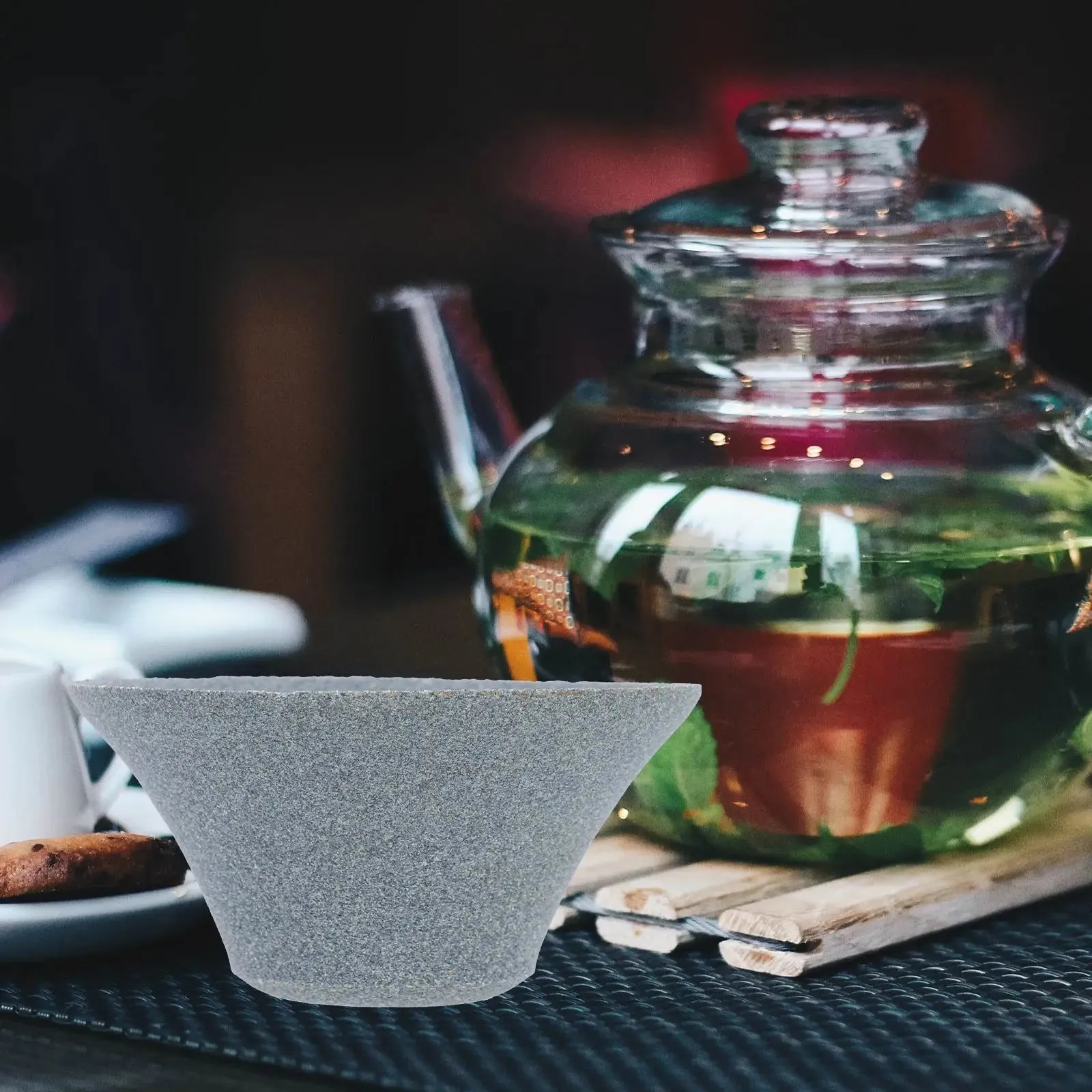 Coffee Filter Ceramic Tea Strainer Dripper Tea Filter Cup Tea Drip Filter Coffee Filter Tool Brewing Cup Infuser