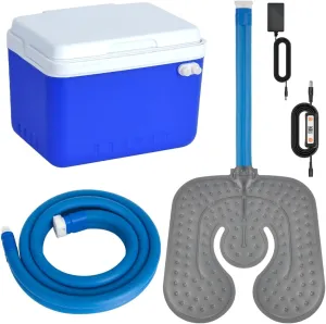 Cold Therapy Machine After Surgery Ice Machine with Knee/Joint Universal Pad, Cryotherapy Machine for Knee Pain, Sprains, Swelling, Other Injuries, Quiet Pump,Timing Function (6 Quart)