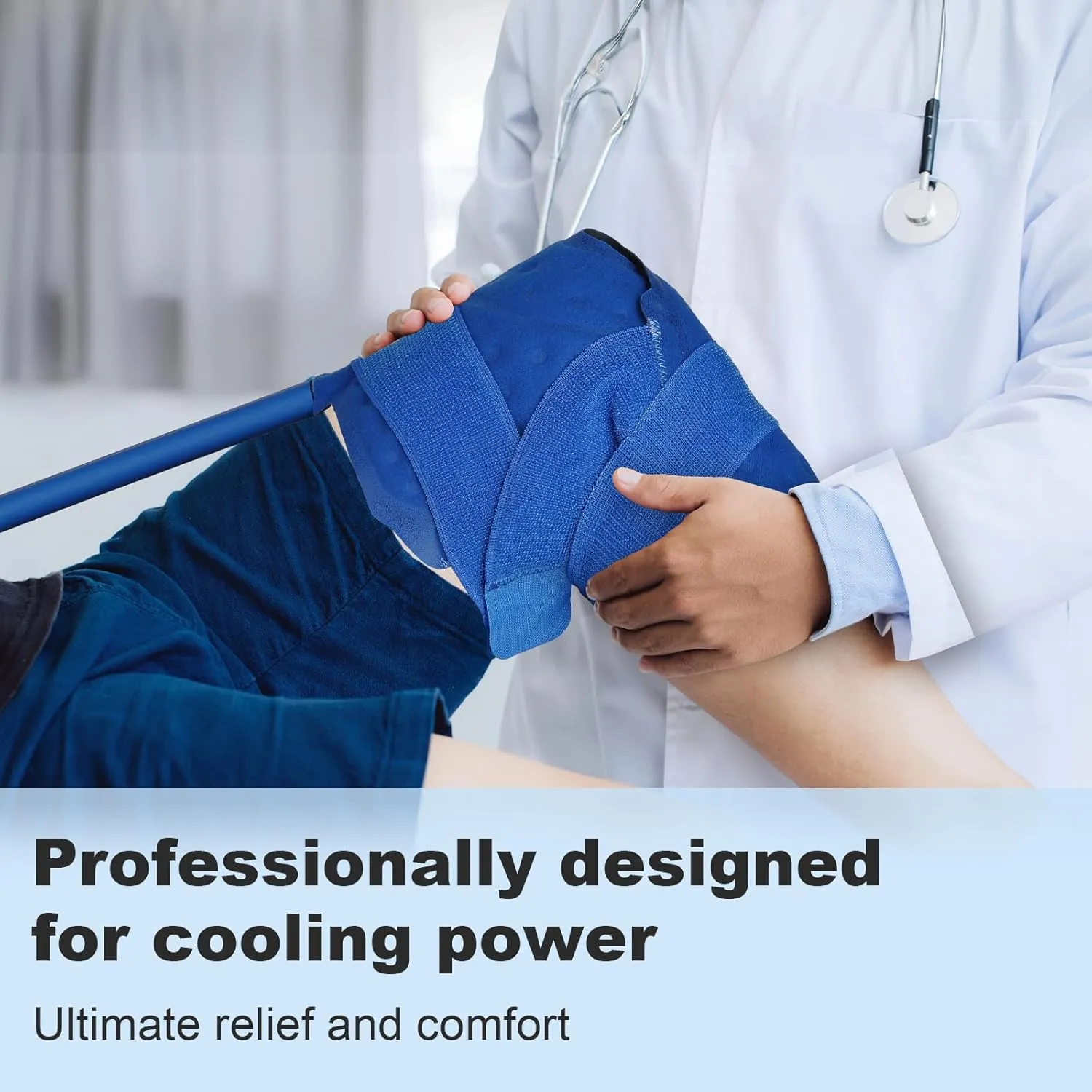 Cold Therapy Machine After Surgery Ice Machine with Knee/Joint Universal Pad, Cryotherapy Machine for Knee Pain, Sprains, Swelling, Other Injuries, Quiet Pump,Timing Function (6 Quart)
