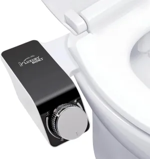 Cold water type) Bidet Attachment, Non-Electric Cold Water Bidet Toilet Seat Attachment with Pressure Control, Retractable Self-Cleaning Dual Nozzles for Front and Back Cleaning