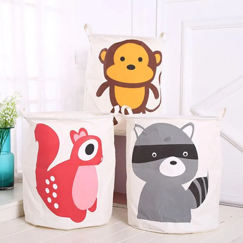 Collapsible Laundry Hamper Basket Storage Clothes Bag Washing Bin Toy Organiser