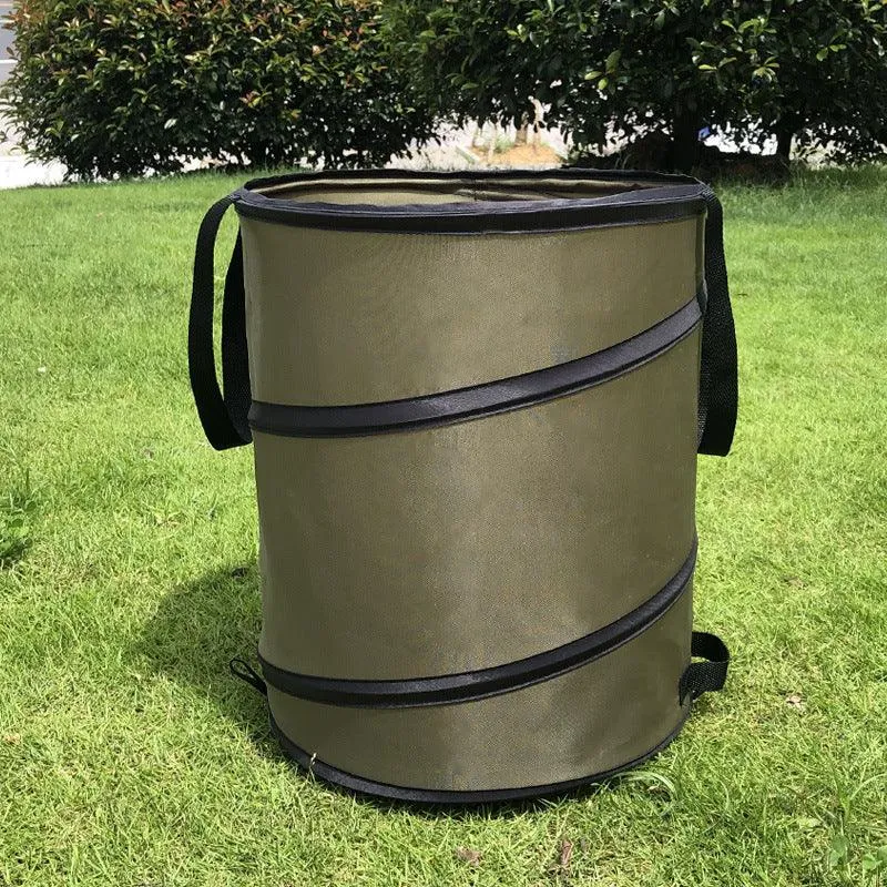 Collapsible Leaf Bin Outdoor Waste Bin for Garden Yard Cleanup and Storage