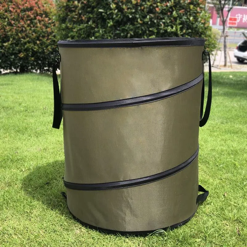 Collapsible Leaf Bin Outdoor Waste Bin for Garden Yard Cleanup and Storage