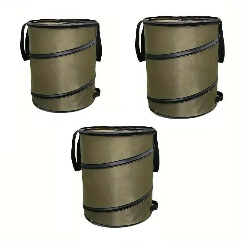 Collapsible Leaf Bin Outdoor Waste Bin for Garden Yard Cleanup and Storage