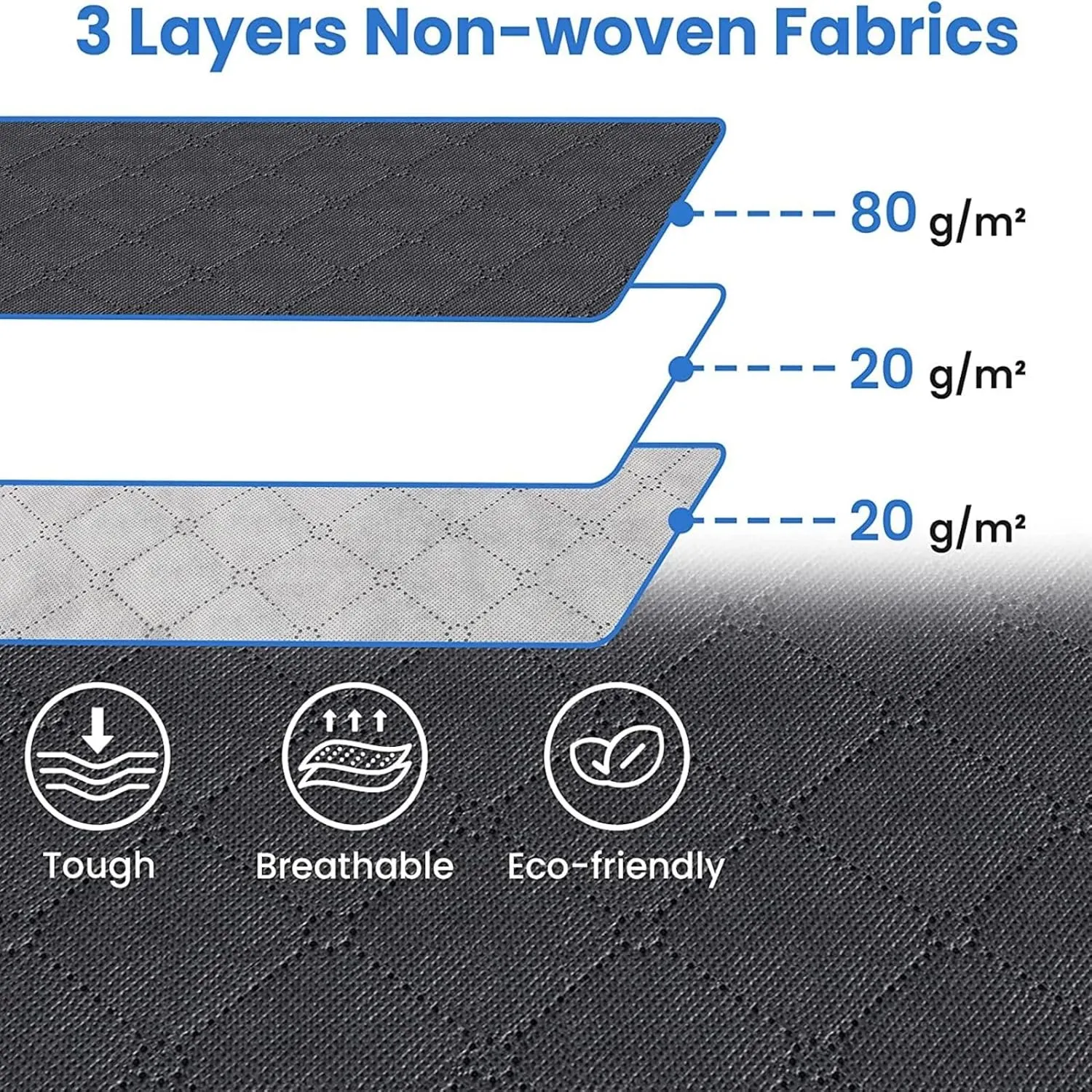 Collapsible Storage Bins with Lids - 60L Foldable Closet Organizers&Under Bed Storage Containers, 6-Pack Heavy-Duty Home Storage Boxes for Clothes, Blankets,Bedding,RV,orRoom Organization