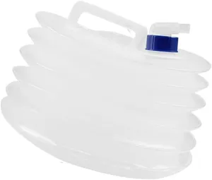 Collapsible Water Container with Spigot,Water Tank Portable Water Storage Carrier Jug Transparent Water Storage Container for Camping Outdoor Emergenc Hiking,10L