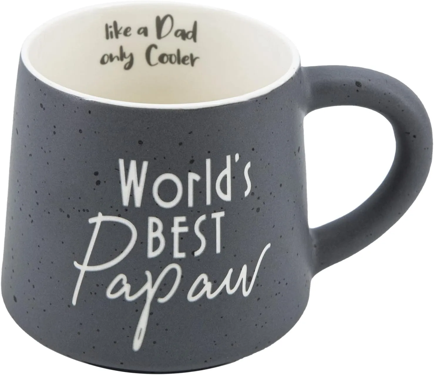 COLLECTIVE HOME - Coffee Mug, Family Ceramic Tea Cup, Funny Gift for Mother's Day/Father's Day, 16 oz, Dishwasher and Microwave Safe, World's BEST Papaw