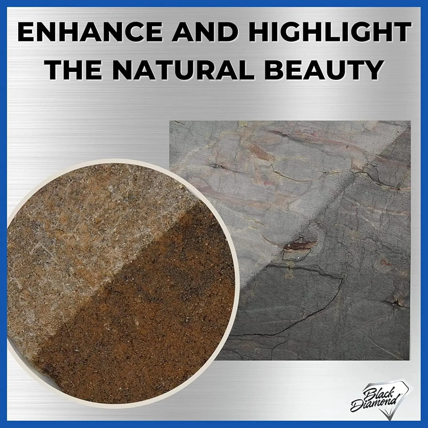 Color Enhancer Sealer for All-Natural Stone and Pavers. Marble, Travertine, Limestone, Granite, Slate, Concrete, Grout, Brick, Block. (1 Gallon)