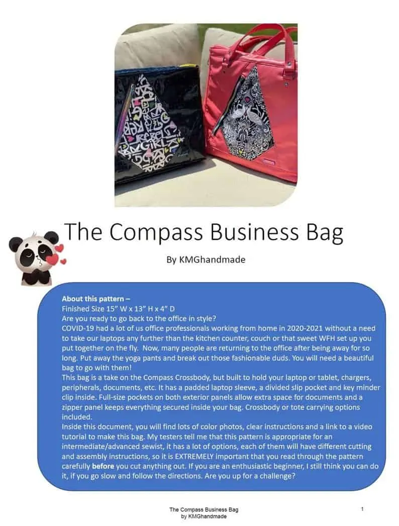 Compass Business Bag (with videos)