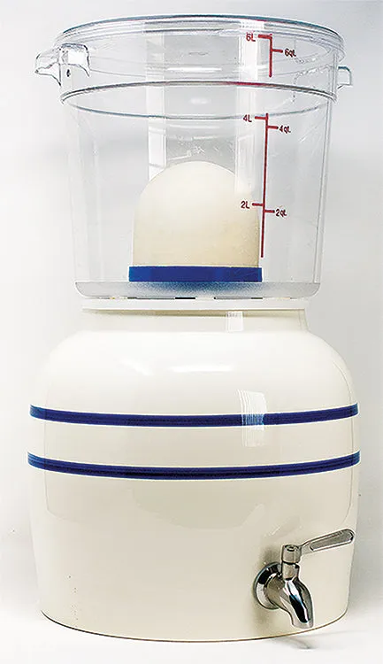 Complete Crock Water System Top Vessel & Filter Replacement Part