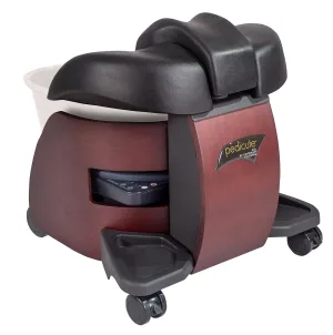 CONTINUUM PediCute Portable Foot Spa - Eco-Friendly & Mobile Foot Bath that works like a Full Size Pedicure Spa (No Plumbing Needed)