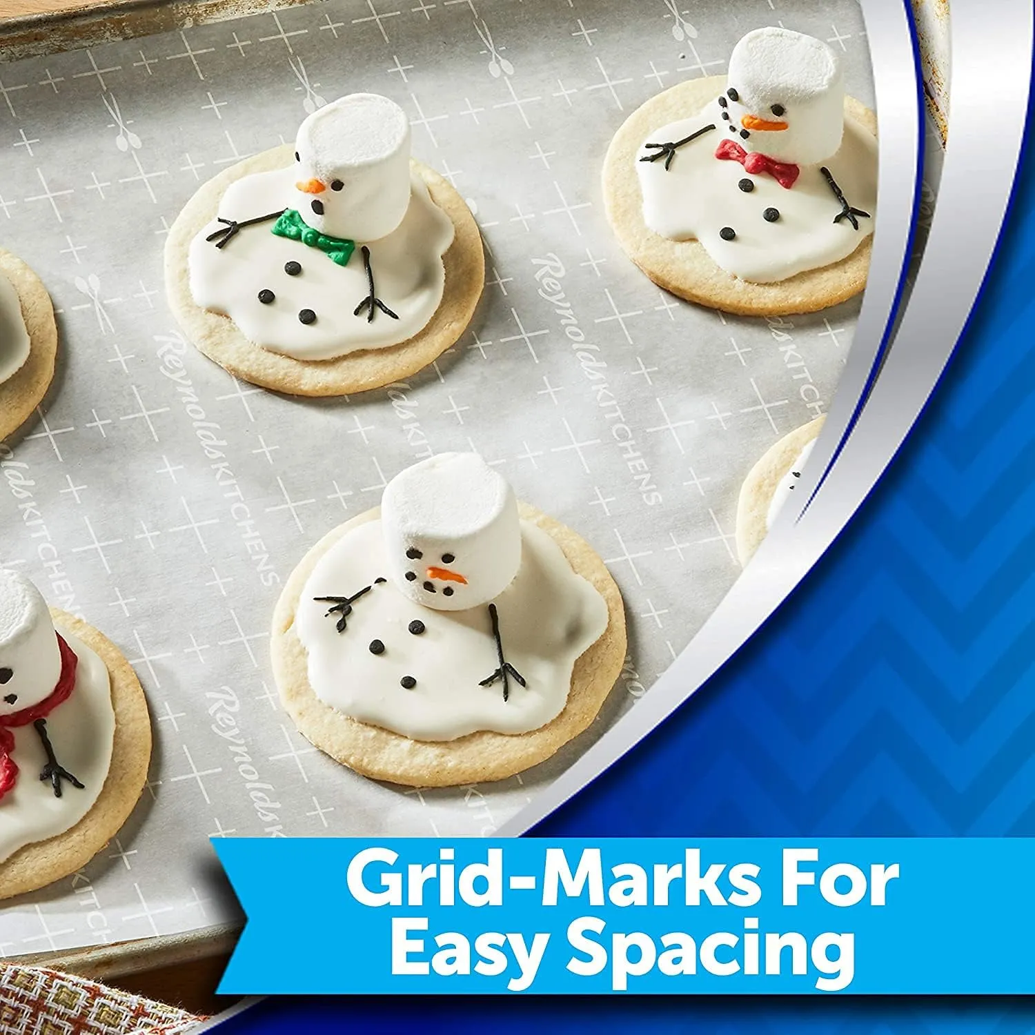 Cookie Baking Sheets, Pre-Cut Parchment Paper (22 Sheets, Pack of 2)
