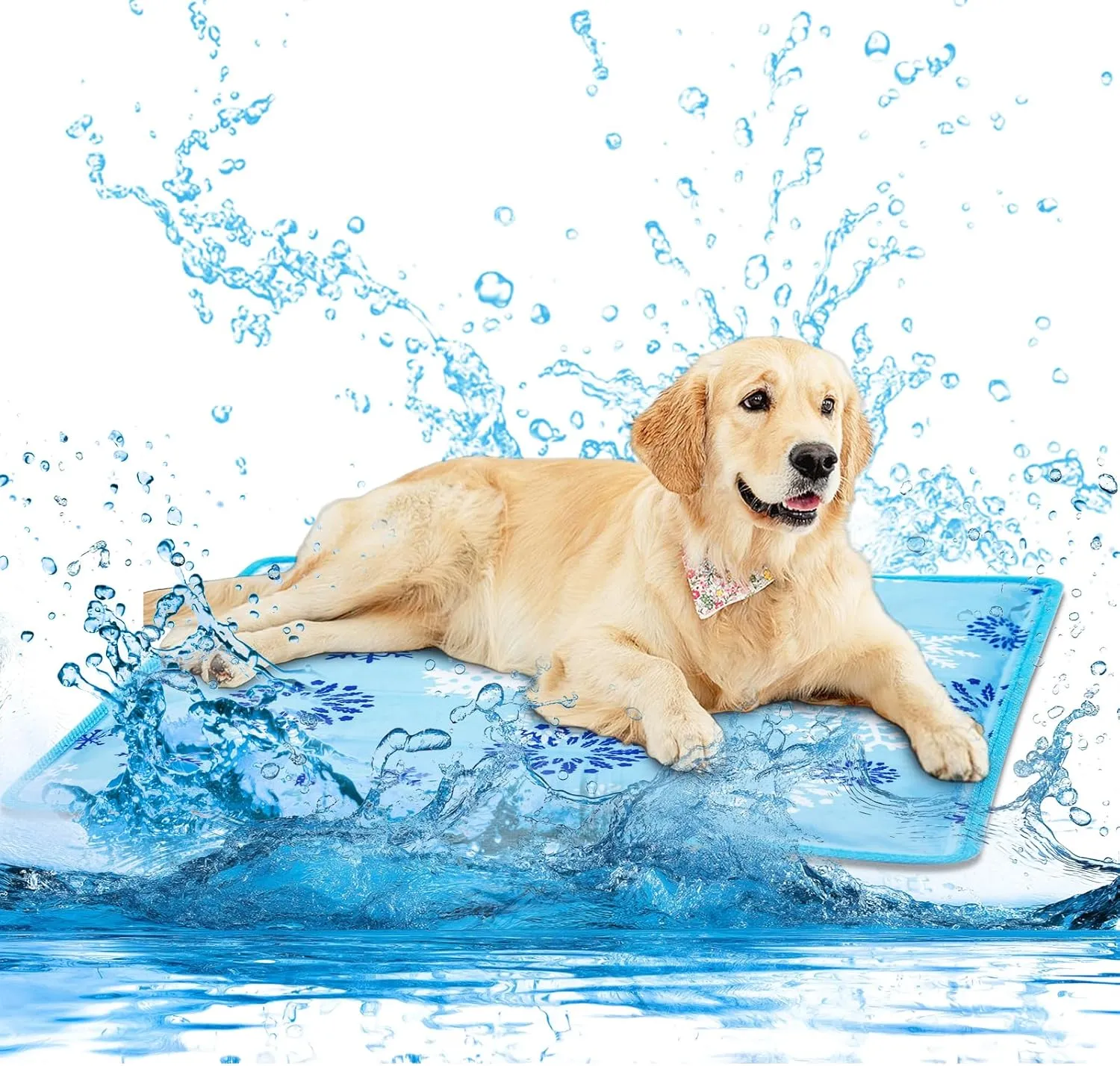 Cooling Mat for Dogs Cats Cool Blanket Dog Cooling Mat Water Injection Cool Blanket Bed Pads Indoor and Outdoor