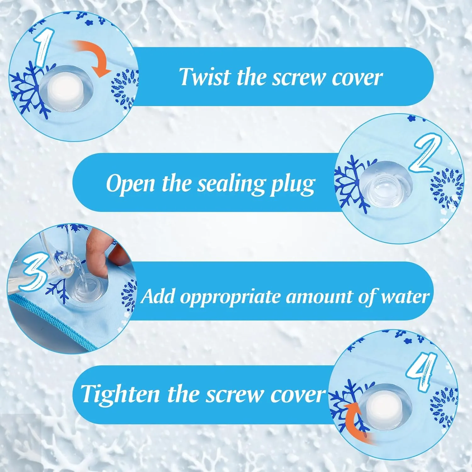 Cooling Mat for Dogs Cats Cool Blanket Dog Cooling Mat Water Injection Cool Blanket Bed Pads Indoor and Outdoor