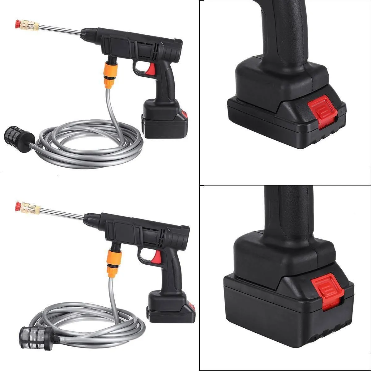 Cordless High Pressure Electric Car Washer Gun