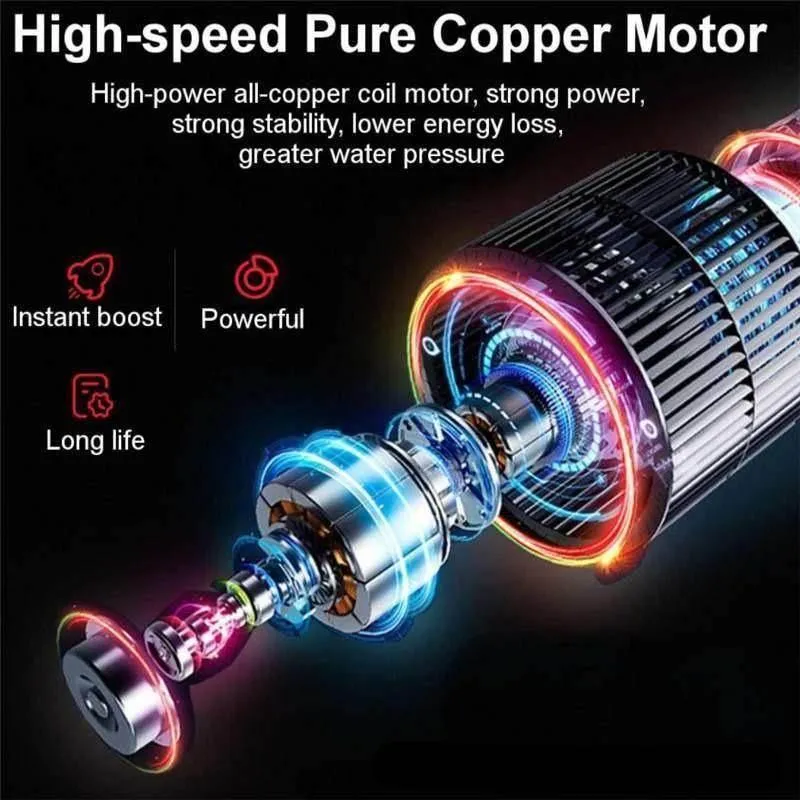 Cordless High Pressure Electric Car Washer Gun