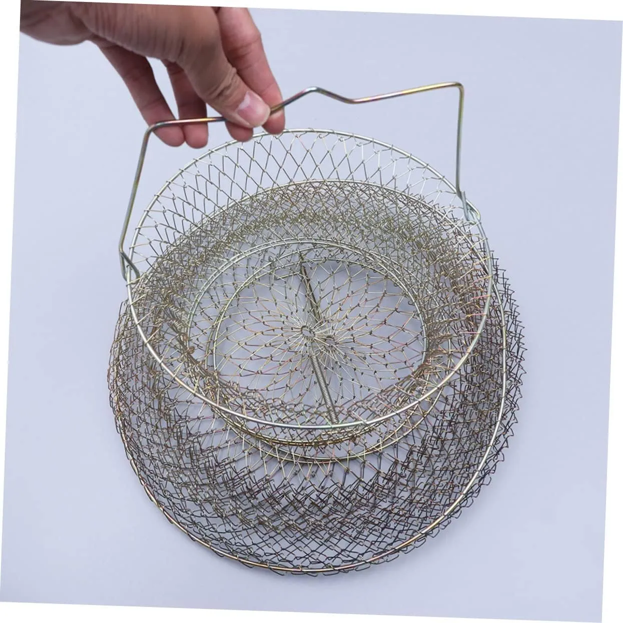 Crab Foldable Fishing Net Crawfish Net Lightweight Fishing Net Easy Storage Fishing Net Fishnets Folding
