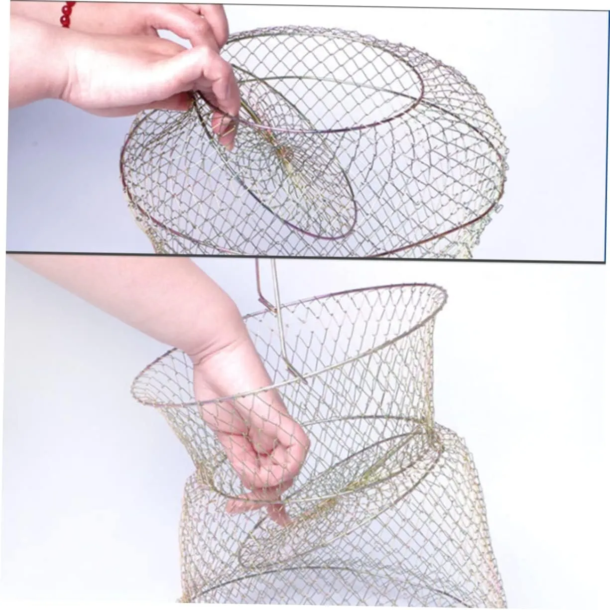 Crab Foldable Fishing Net Crawfish Net Lightweight Fishing Net Easy Storage Fishing Net Fishnets Folding