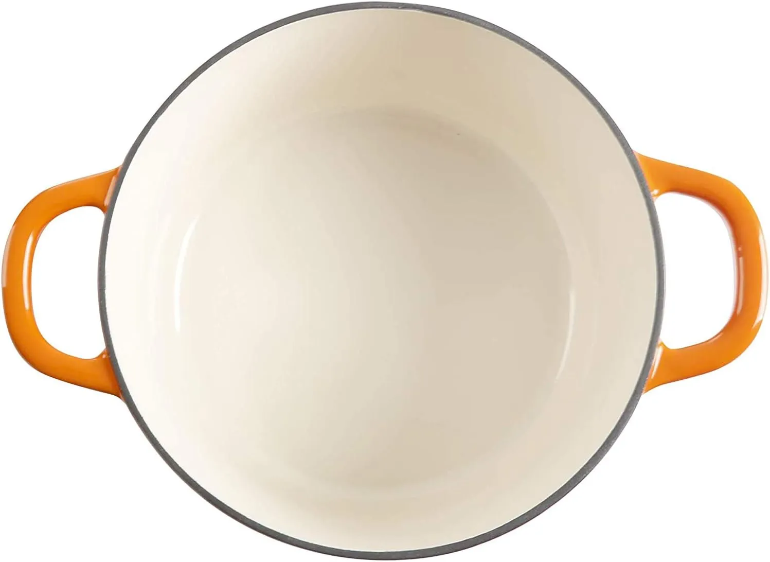 Crock-Pot Artisan Round Enameled Cast Iron Dutch Oven, 5-Quart, Sunset Orange