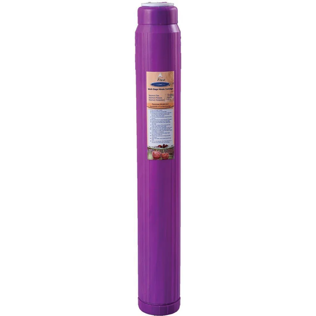 Crystal Quest 2-7/8"" x 9-3/4"" Nitrate Multi Filter Cartridge