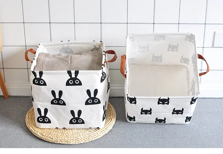 Cube Folding Basket For Storage and Laundry