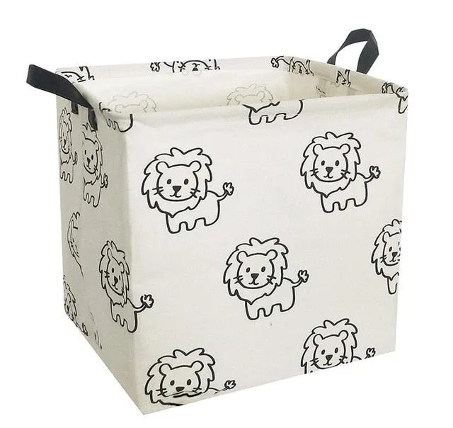 Cube Folding Basket For Storage and Laundry