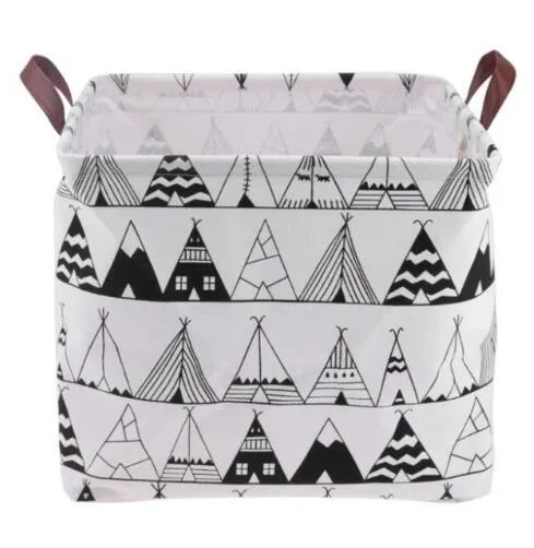 Cube Folding Basket For Storage and Laundry