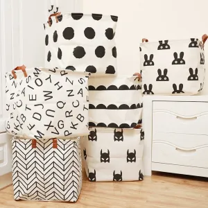 Cube Folding Basket For Storage and Laundry