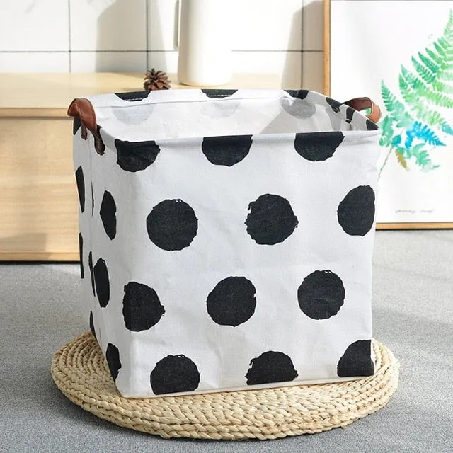 Cube Folding Basket For Storage and Laundry