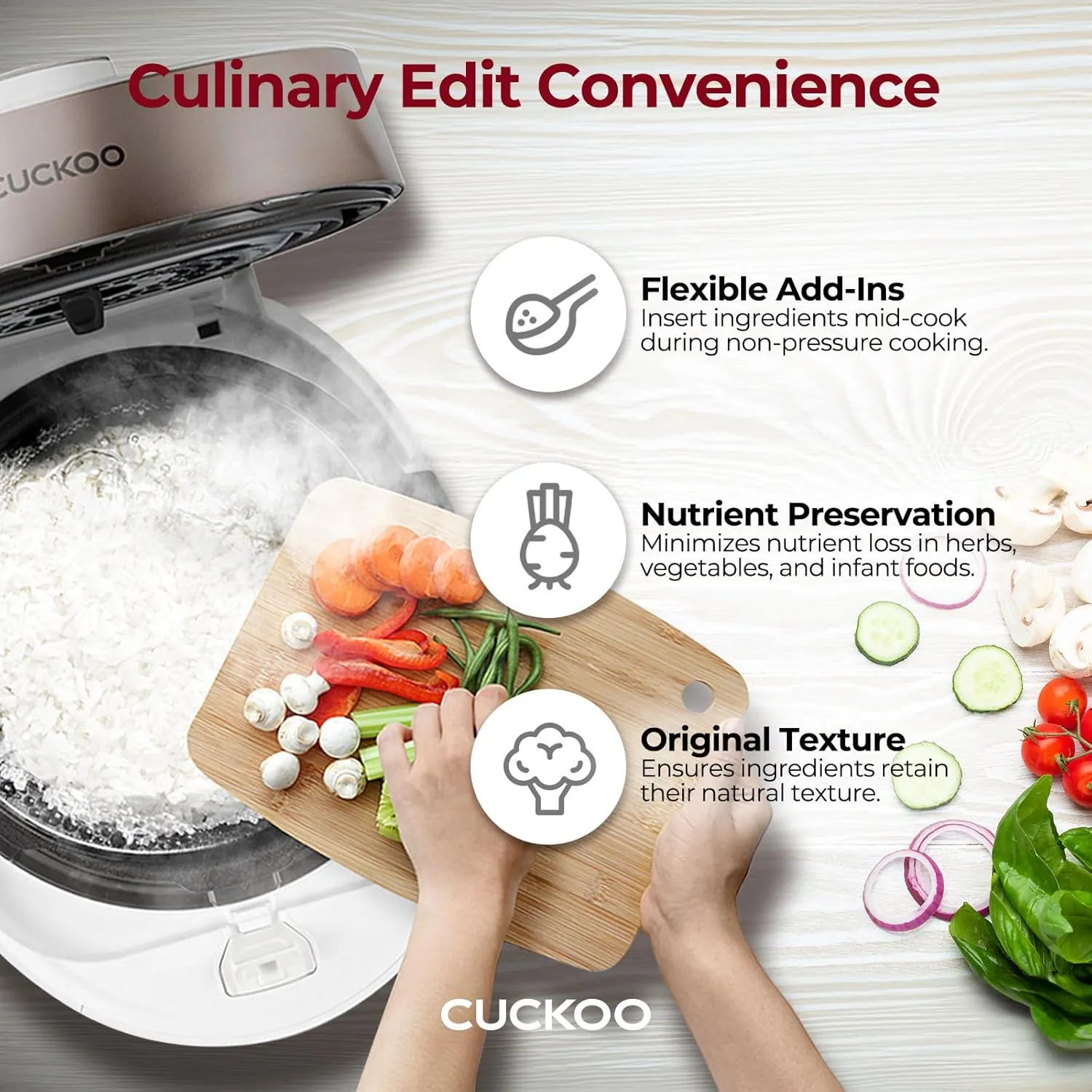 CUCKOO CRP-ST0609FW 6-Cup (Uncooked) / 12-Cup (Cooked) Twin Pressure Rice Cooker & Warmer with Nonstick Inner Pot, 16 Menu Options, 3 Voice Guide, Auto Clean (White)