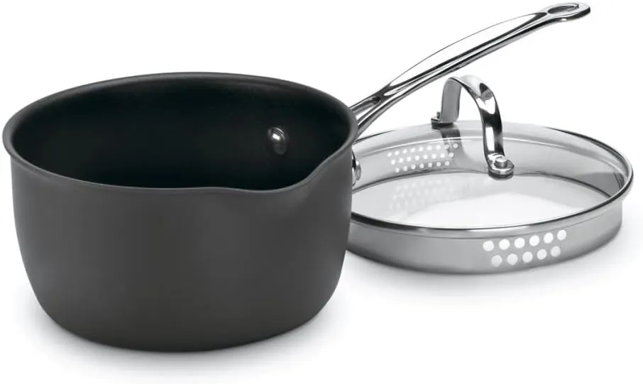 Cuisinart Chef's Classic Nonstick Hard-Anodized 2-Quart Cook and Pour Saucepan