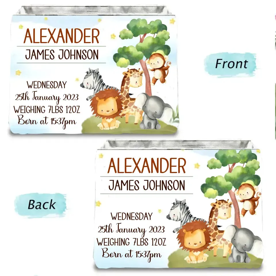 Custom Personalized Baby Toy Storage Box - Gift Idea For Kids
