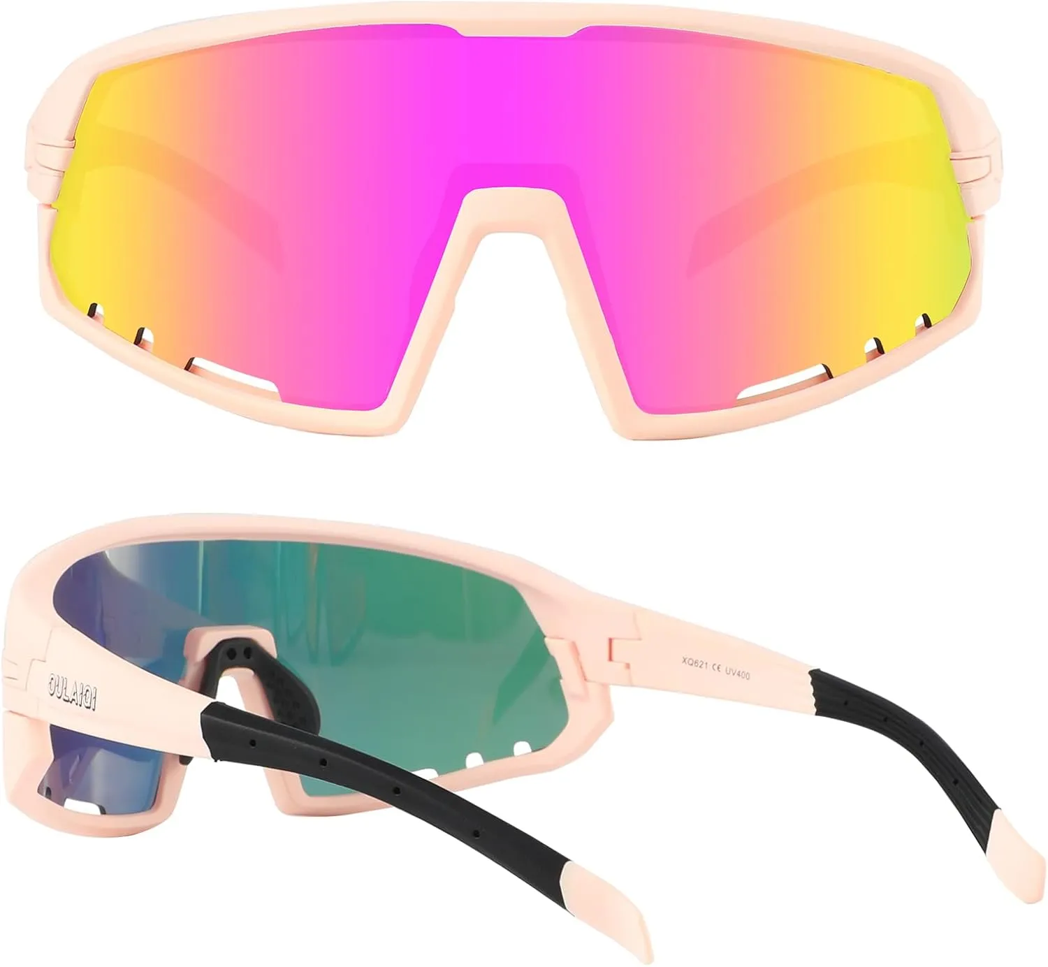 Cycling Glasses Baseball Sunglasses for Men Women UV400 Protection for Running Softball Volleyball Sports Sunglasses
