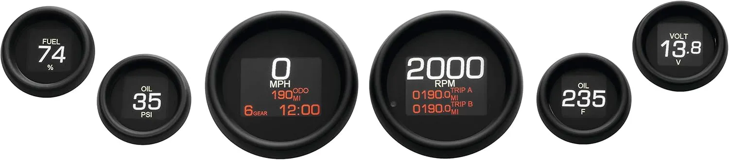 Dakota Digital MLX-8696-K MLX Series 6 Gauges Set