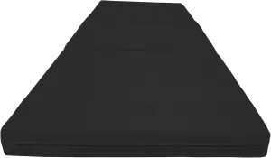 D&D Futon Furniture Black Trifold Foam Beds 3 x 27 X 75 in, Shikibuton, Foldable Mats, High Density Foam 1.8 lb