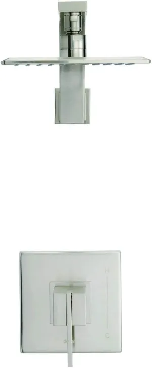 DANZE D511544BNTC Sirius Shower-Only Trim Kit, 1.75gpm, Brushed Nickel