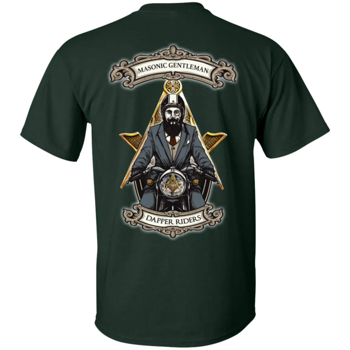 Dapper Riders Freemason Square & Compass Symbol