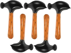 DECHOUS 5pcs Inflatable Hammer Boys and Girls Toys Large Handle PVC Hammer for Pool Parties Birthday Christmas