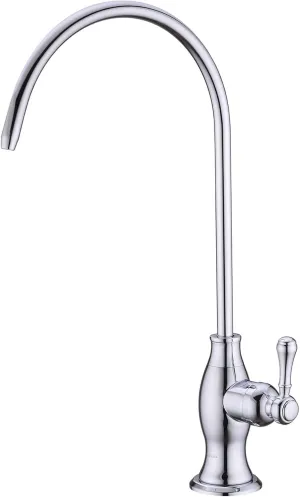 Delle Rosa Drinking Water Purifier Faucet, Commercial Water Filtration Faucet for Under Sink Water Filter System, Modern Best Brass Kitchen Bar Sink Drinking Water Faucet Chrome