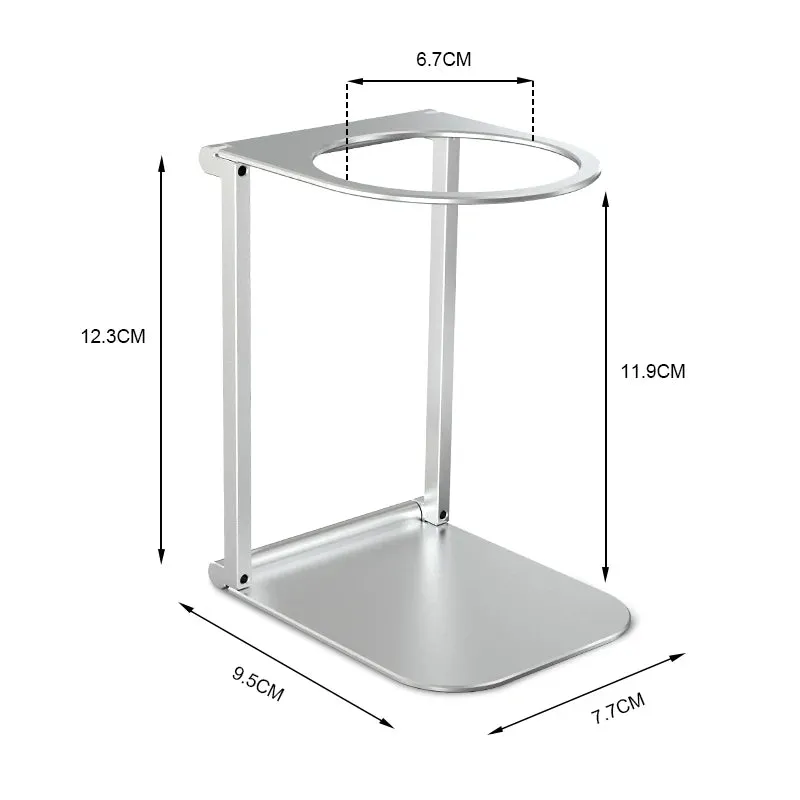 DENOKIN Foldable Coffee Drip Holder – Aluminium Alloy Support Stand for Portable Espresso Machines