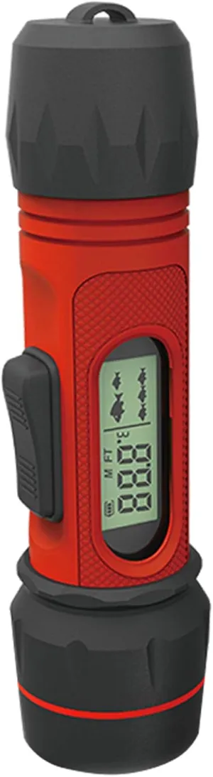 Depth Finder with Temperature Portable Ice Fish Finder Contour Readout Fish Depth Finder Handheld Fishfinder Depth Readout LCD Display Fish Detector Device Lake Sea Boat Kayak River Fishing