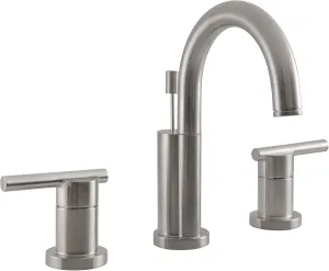 Design House 525733 Geneva Widespread Bathroom Faucet, Satin Nickel, 2-Handle