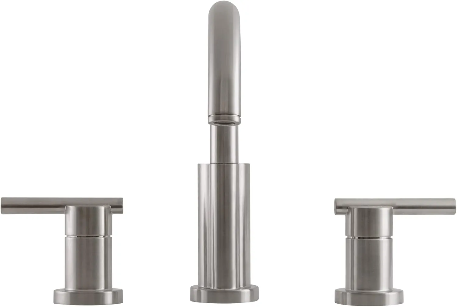 Design House 525733 Geneva Widespread Bathroom Faucet, Satin Nickel, 2-Handle
