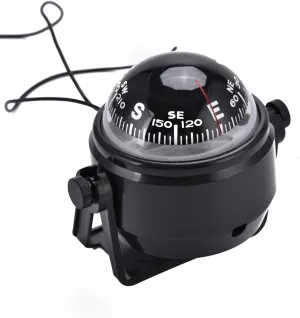 Digital Compass For Car, Car Compass Dashboard LED Car Boat Marine Military Outdoor High Precision Compass For Car Dashboard Digital Magnetic Compass