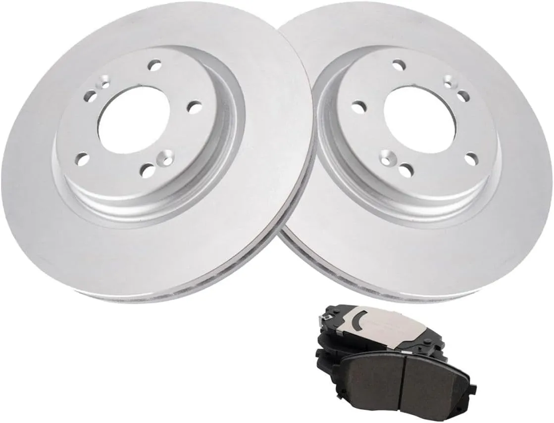 Disc Brake Rotor And Pad Set Kit Front Side Posi Ceramic Coated 58101J9A10 EHT1855H BKA24755