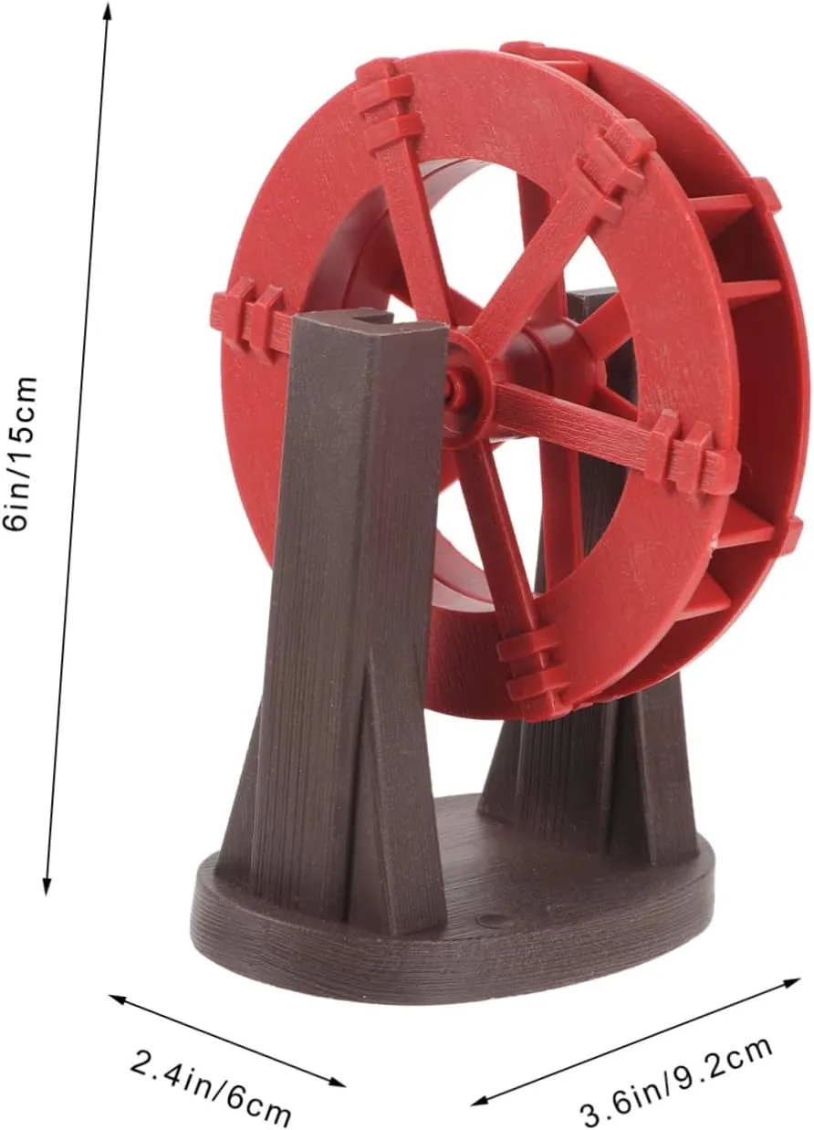 DIY Replacement Water Wheel for Fountain Elegant Resin Decor for Home and Garden