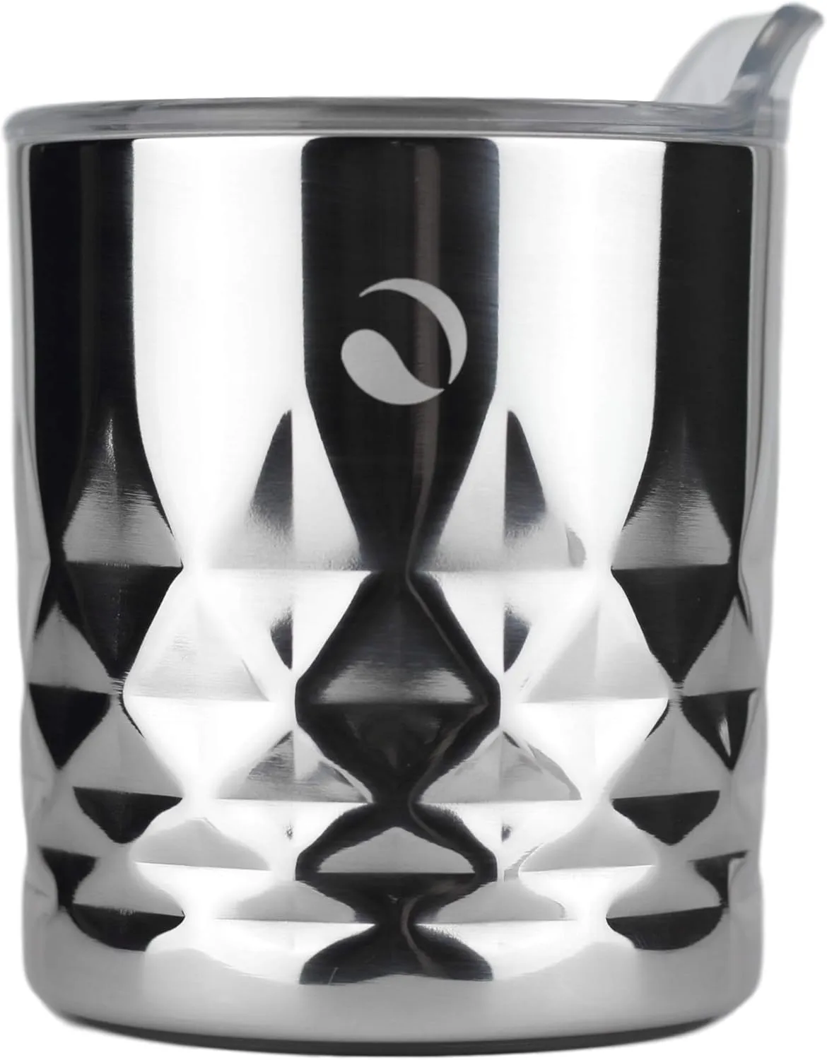 Drinco- 10oz Stainless Steel Tumbler, Vacuum Insulated Tumbler Whiskey Glass, Rocks Glass, GULT (10oz Whiskey Tumbler, Diamond)