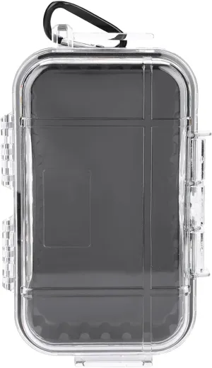 Dry Box Waterproof, 1PCS Dry Storage Box, ABS Dry Box for Boat Inner Rubber, Waterproof Small Dry Box with Stainless Steel Fitting for Outdoors Camping Fishing