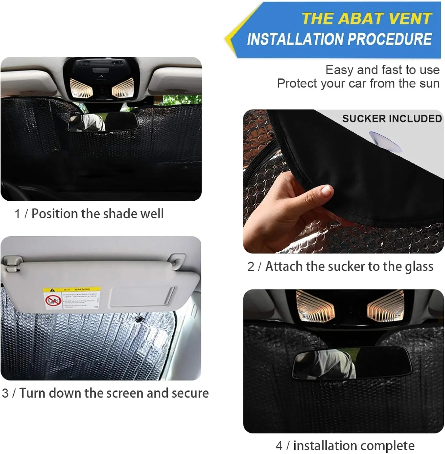 Dussdil Evil Red Eyes Car Windshield Sun Shade Eye Car Sunshade Block UV Rays Protector Sun Shades Window Shield Visor Cover Keep Your Vehicle Cool Foldable for Car Truck SUV M